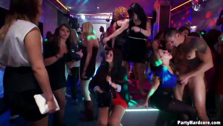 Hardcore Party Vol. 6 - Blonde in Stockings Takes Multiple Cocks