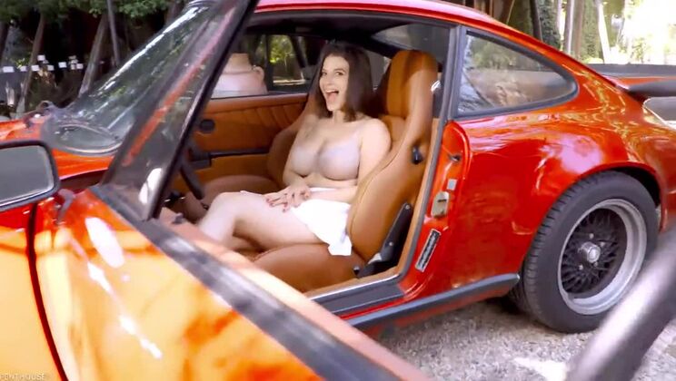 Brunette MILF LaSirena69 Teases with Stockings & Toys