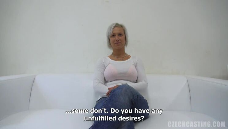 Blonde MILF Lenka - Big Ass & Casting Fun