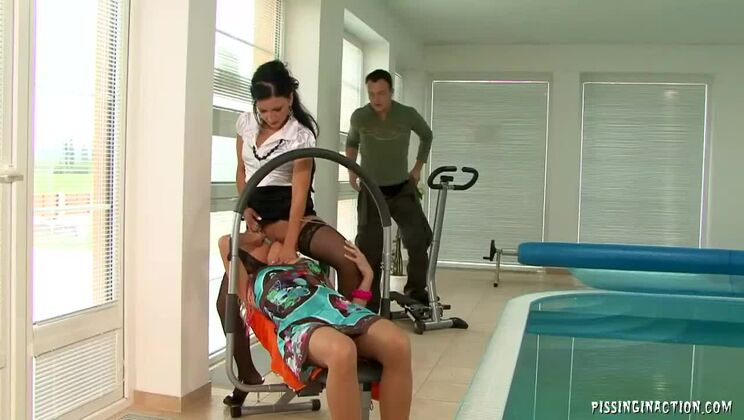 [Tainster] - Hot Pissing Action - Lena Cova & Liss White