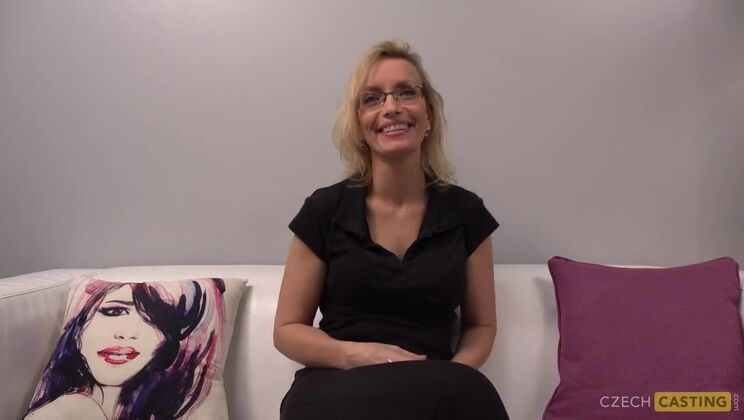 Blonde Ludmila’s Czech Porn Debut