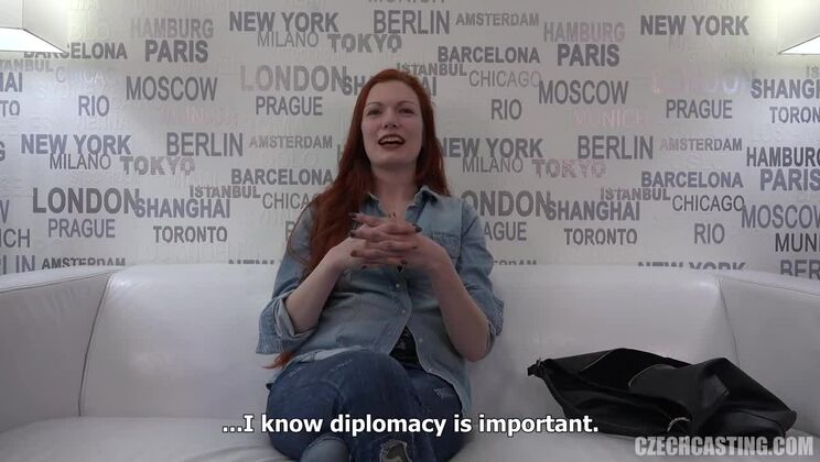 Nikola - Redhead Casting Euro Babe