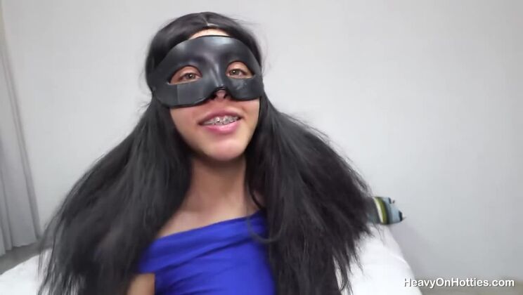 POV Shit Scene with Brunette Canela Mask