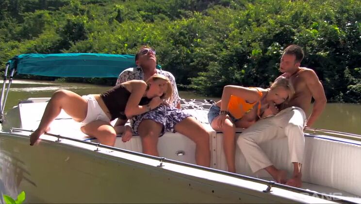 Big Cock Mike Angelo Pounds Two Sluts Outdoors