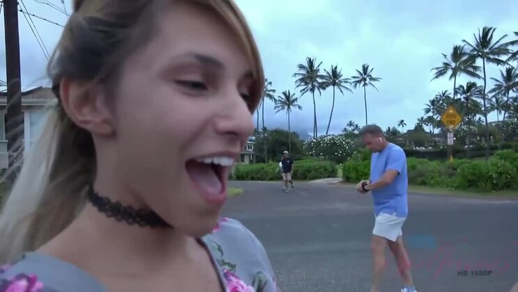 Hime Marie - Explore The City With Your Big Tits Blonde!