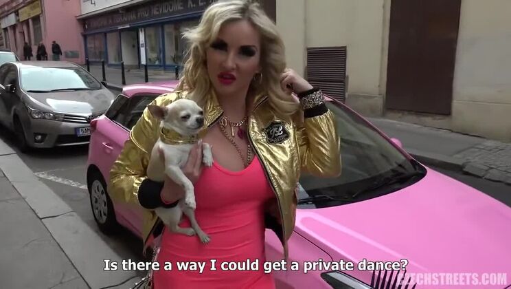 Big Tits Blonde Czech Tattooed Streets