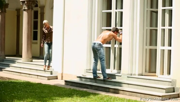 CFNM with Nathaly Heaven in Lingerie