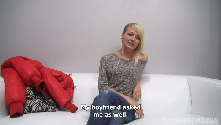 Pierced Blonde Nikola - Czech Beauty