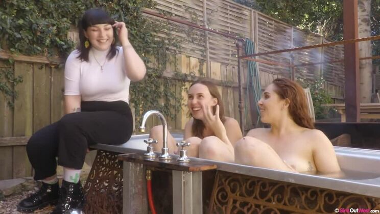 Outdoor Lesbian Action - Nova and Olive G Interview