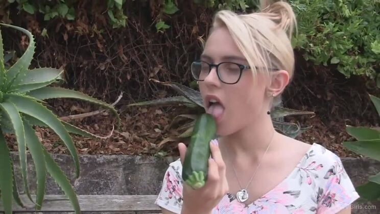 Hot Blonde Chloe Teases in Lingerie - English Tourist 3