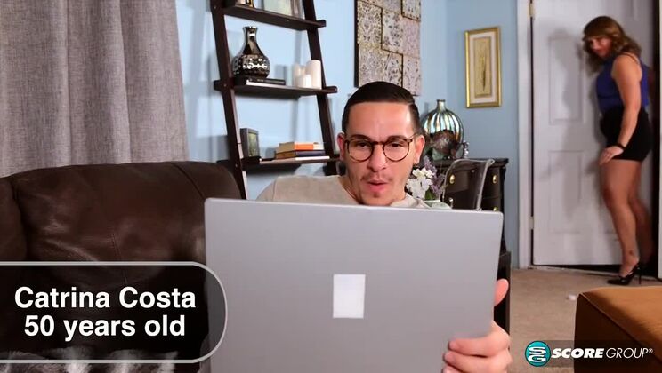 50+ Blonde Catrina Costa's Hot Adult Debut