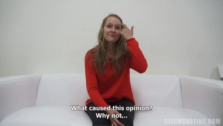 Blonde Barbora Casting Bed Scene