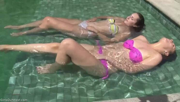 Brunette Lovebirds Cleo & Eli May in Rip It Up! Pt 1