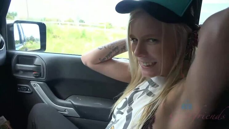 [ATKGirlfriends] - Amateur Elaina Raye Gets Pierced and Pissed at Haleakala