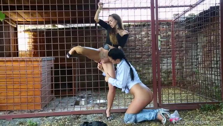 Sex Toy Fun with Gina Devine Outdoor