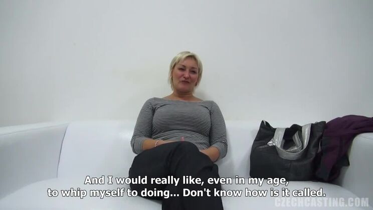 European MILF Vanda with Big Tits Casting