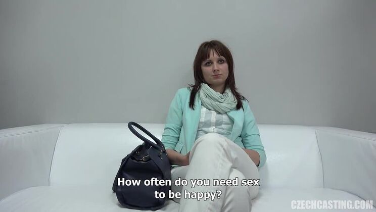 Tereza Casting - Adorable European Brunette