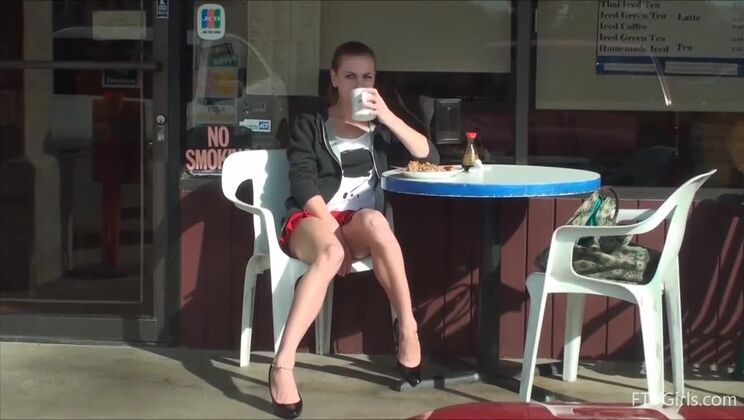 First Outdoor Adult Video for a Beautiful Brunette