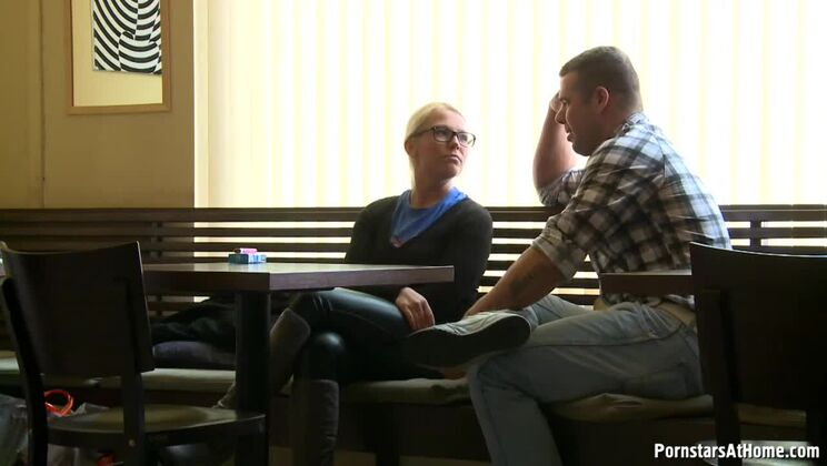 Blonde Milf Takes Big Cock In POV At Bar