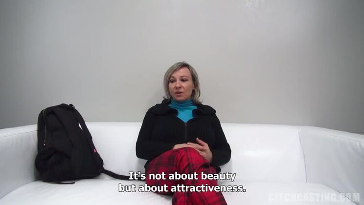 Alena's Big Tits Casting in Czech