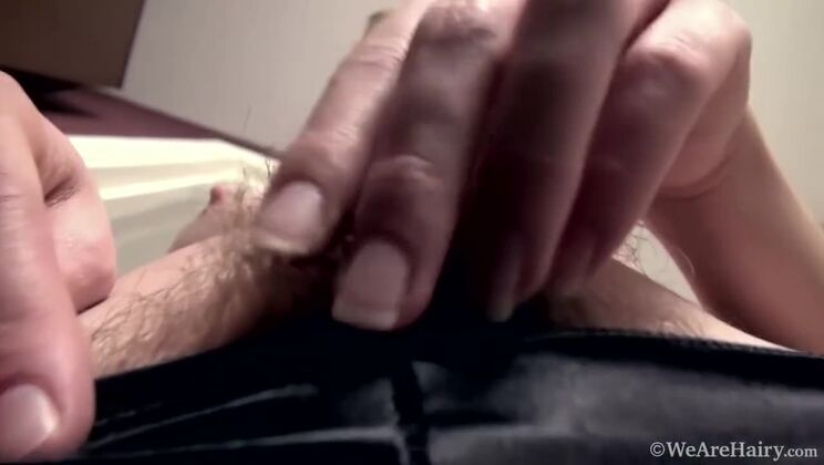 [WeAreHairy] - Hairy Blonde Dani in Lingerie Displays Her Sexy Body