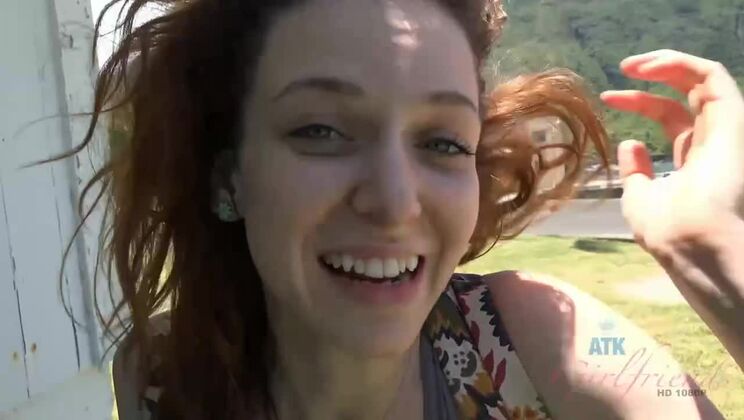 [ATKGirlfriends] - Emma Evins POV Handjob With A Hairy Twist