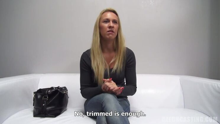 Blonde Lenka Fucks Hard in European Casting