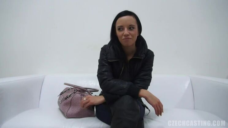 Admirable Czech Brunette in Adult Casting