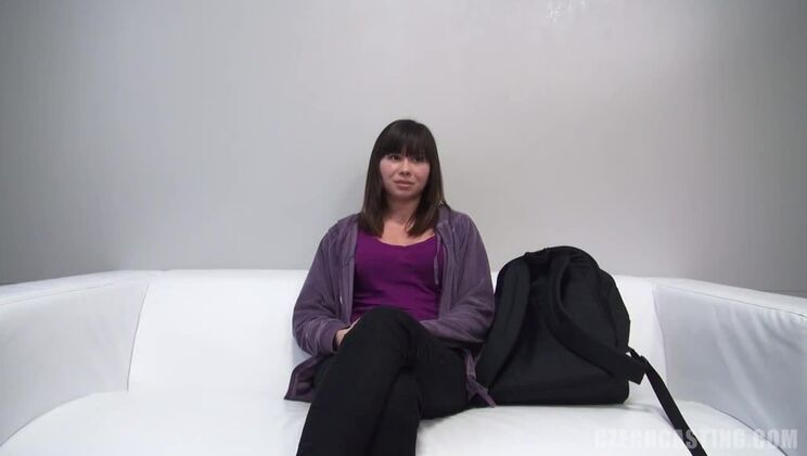 Jana the Hot European Brunette Fucks for Casting