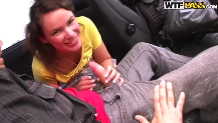 Deepthroat Fucking With Brunette Mia And Vova