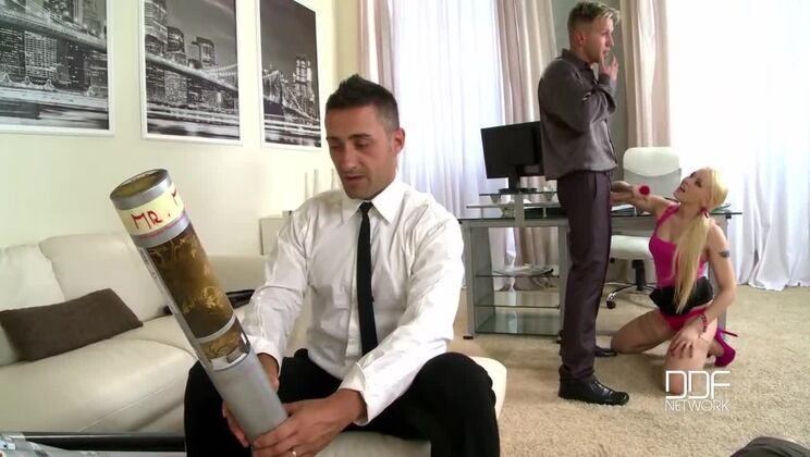 European Babe Lola Taylor in Office Fuck