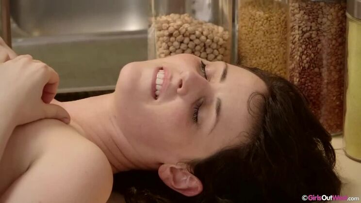 No Panties for Dion & Tamzin - Lesbian Fun