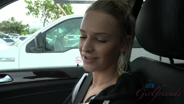 Tasty Blonde Emma Takes a Beach Shower