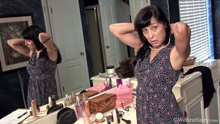 Hairy Lingerie Model Lucy Dutch Casting