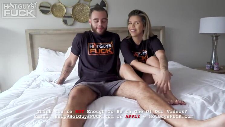 [HotGuysFuck] - Meghan Taylor and Kellan Hartmann's Sizzling Romance on Camera