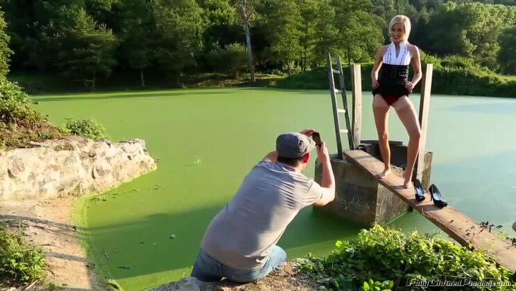 Blonde Joana White Gets Fucked in the Open