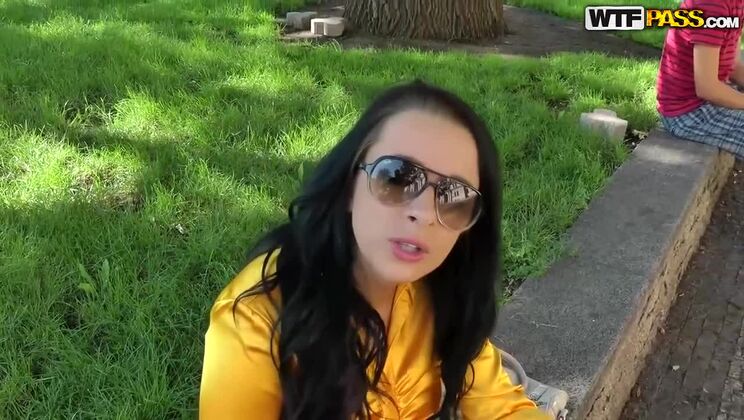 [PublicSexAdventures] - Stockings and Heels - Outdoor Sex Session