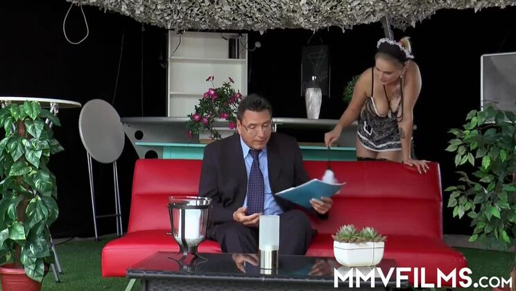 Blonde Mia Bitch in Big Cock Action