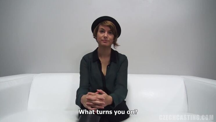 Lenka: European Brunette in Casting