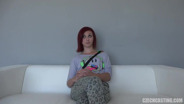 Nela's Small Tits Casting Session