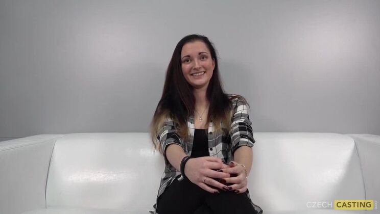 Czech Brunette Casting Star Petra