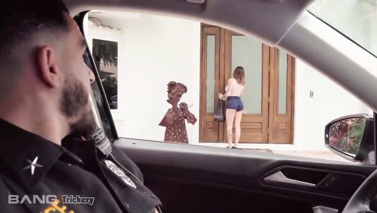 Anna Chambers Gets Caught By The Police