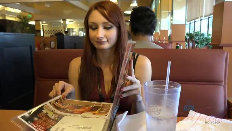 Redhead Violet Monroe Hairy Pussy Playtime