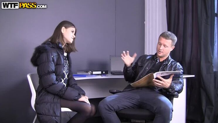 Anna Taylor - Tattooed Girl Fucked Hard at Interview