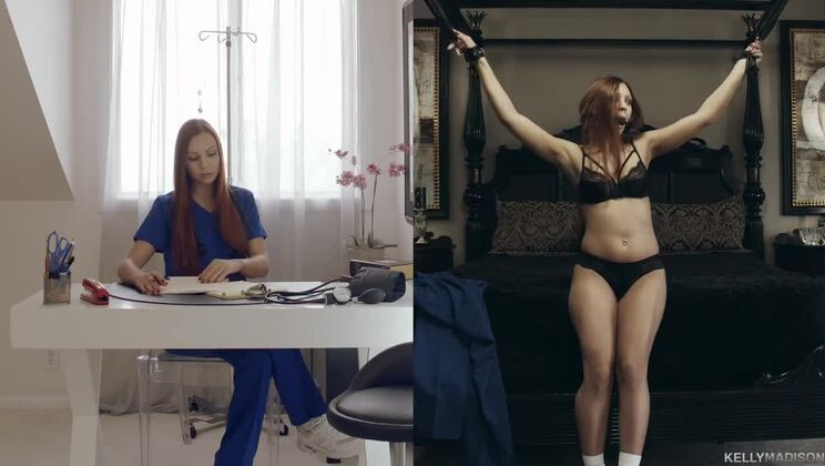 Ryan Madison in Nurse Lingerie and Cock