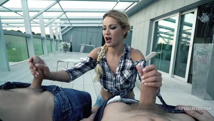 [LifeSelector] - Cherry Kiss Gets Gangbanged Outdoors