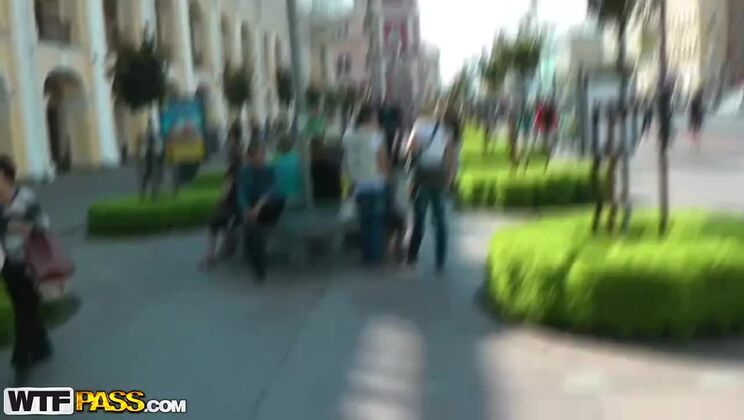 Isabella Clark - Outdoor Blonde Anal Fisting