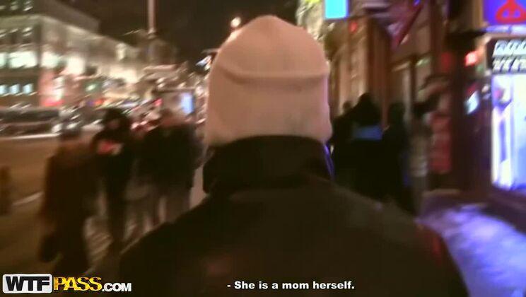 [PickupFuck] - Redhead Mayola and Friends Denis, Eric in a Public Toilet Threesome