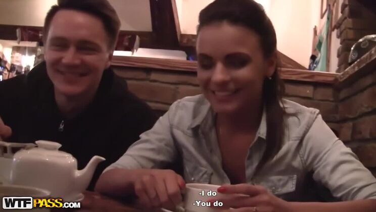 Picking Up Silvia Jons for a Big Tits Threesome