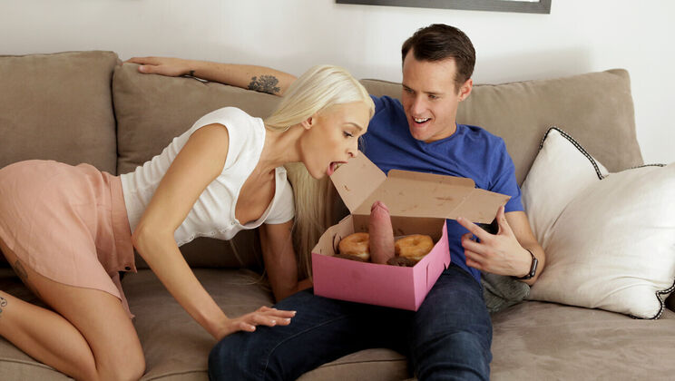 [StepSiblingsCaught] - POV Emma Hix's Deepthroat and Orgasm